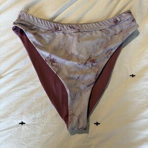Dippin' Daisy's Marble and Mauve Bikini Bottom